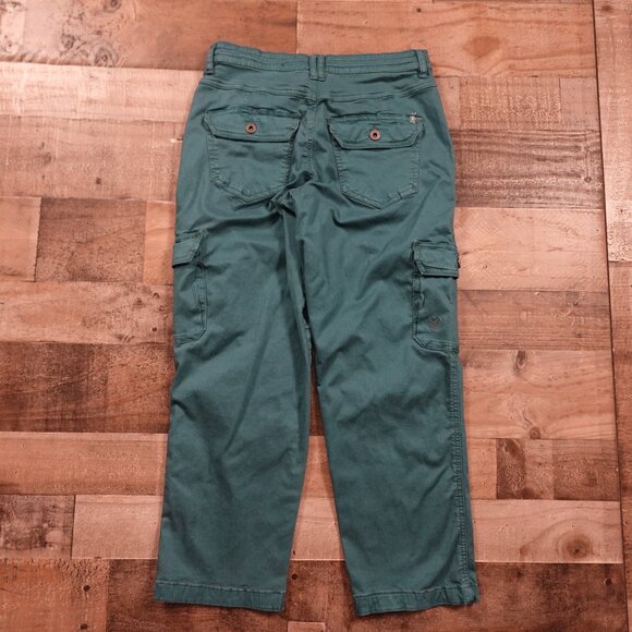 Kuhl Kultivatr Kargo Crop Pants Women’s Size 6 Everglade Teal - Picture 10 of 14